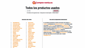 What Compra-venta.es website looked like in 2020 (3 years ago)
