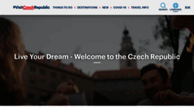What Czechtourism.com website looked like in 2020 (3 years ago)