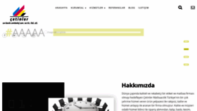 What Cetinlermatbaa.com website looked like in 2020 (3 years ago)
