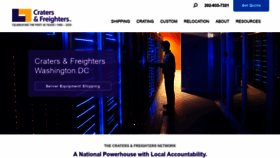 What Cratersandfreightersdc.com website looked like in 2020 (3 years ago)