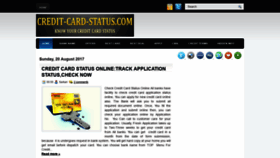 What Credit-card-status.com website looked like in 2020 (3 years ago)
