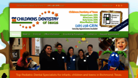 What Childrensdentistryoftexas.com website looked like in 2020 (3 years ago)