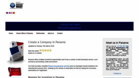 What Companyincorporationpanama.com website looked like in 2020 (3 years ago)