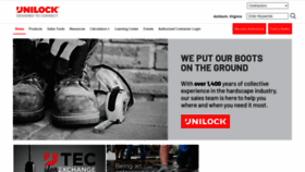 What Contractor.unilock.com website looked like in 2020 (3 years ago)