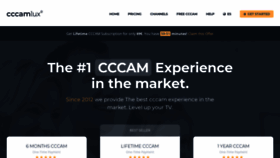What Cccamlux.com website looked like in 2020 (3 years ago)