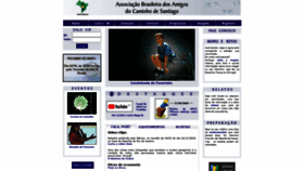 What Caminhodesantiago.org.br website looked like in 2020 (3 years ago)