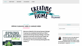 What Creatingmaryshome.com website looked like in 2020 (3 years ago)