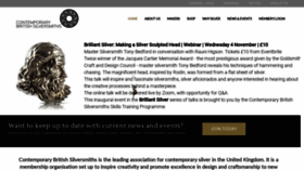 What Contemporarybritishsilversmiths.org website looked like in 2020 (3 years ago)