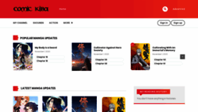 What Comickiba.com website looked like in 2020 (3 years ago)