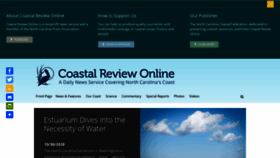 What Coastalreview.org website looked like in 2020 (3 years ago)