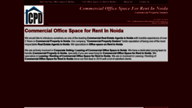What Commercial-office-space-for-rent-in-noida.co.in website looked like in 2020 (3 years ago)