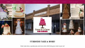 What Cremedelacremecakecompany.com website looked like in 2020 (3 years ago)