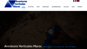 What Climbing-in-morocco.com website looked like in 2020 (3 years ago)