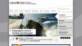 What Cducsu.de website looked like in 2020 (3 years ago)