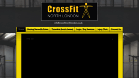 What Crossfitnorthlondon.co.uk website looked like in 2020 (3 years ago)