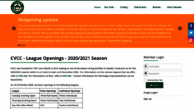 What Cityviewcurling.ca website looked like in 2020 (3 years ago)
