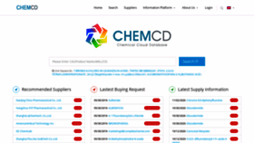 What Chemcd.com website looked like in 2020 (3 years ago)