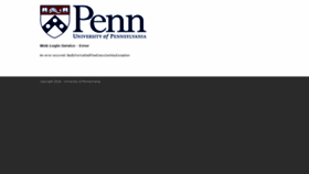 What Canvas.upenn.edu website looked like in 2020 (3 years ago)