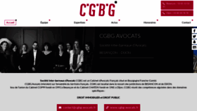 What Cgbg-avocats.fr website looked like in 2020 (3 years ago)