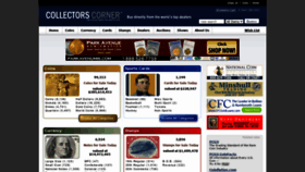 What Collectorscorner.com website looked like in 2020 (3 years ago)