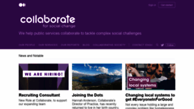 What Collaboratecic.com website looked like in 2020 (3 years ago)