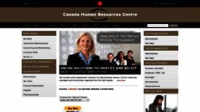 What Canadahrcentre.com website looked like in 2020 (3 years ago)