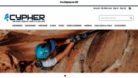 What Cypherclimbing.com website looked like in 2020 (3 years ago)