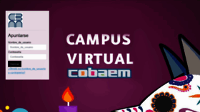 What Campusvirtual.cobamich.edu.mx website looked like in 2020 (3 years ago)