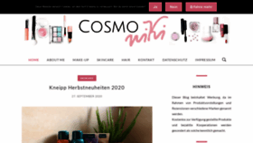 What Cosmoniki.de website looked like in 2020 (3 years ago)