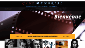 What Cinememorial.com website looked like in 2020 (3 years ago)
