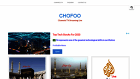 What Chofoo.com website looked like in 2020 (3 years ago)
