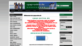 What Cpap-online.de website looked like in 2020 (3 years ago)