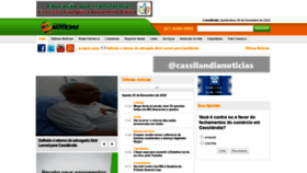 What Cassilandianoticias.com.br website looked like in 2020 (3 years ago)