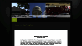 What Cityoftrinity.com website looked like in 2020 (3 years ago)