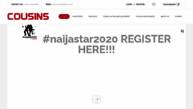What Cousinsnigeria.com website looked like in 2020 (3 years ago)