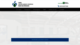 What Cms-sestosg.it website looked like in 2020 (3 years ago)