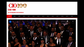 What Cio100.com.mx website looked like in 2020 (3 years ago)