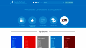 What Certsschool.com website looked like in 2020 (3 years ago)