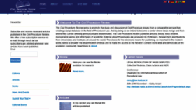 What Civilprocedurereview.com website looked like in 2020 (3 years ago)