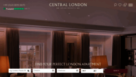 What Central-london-apartments.com website looked like in 2020 (3 years ago)