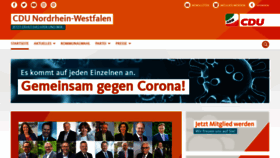 What Cdu-nrw.de website looked like in 2020 (3 years ago)