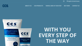 What Ccsfootcare.co.uk website looked like in 2020 (3 years ago)