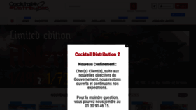 What Cocktail-distribution.com website looked like in 2020 (3 years ago)