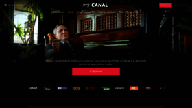 What Canalplus.fr website looked like in 2020 (3 years ago)