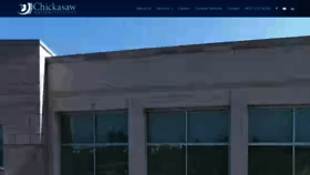 What Chickasaw.com website looked like in 2020 (3 years ago)