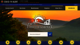 What Co.fayette.pa.us website looked like in 2020 (3 years ago)