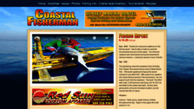 What Coastalfisherman.net website looked like in 2020 (3 years ago)