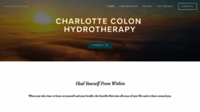 What Charlottecolonhydrotherapy.com website looked like in 2020 (3 years ago)