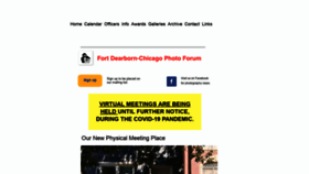 What Chicagophotoforum.org website looked like in 2020 (3 years ago)