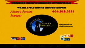 What Chimneymike.com website looked like in 2020 (3 years ago)